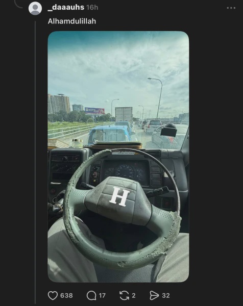 Image from: Wanita Kongsi Momen Dapat Kereta Idaman, Tapi Ada 'Plot Twist' Yang Buat Ramai Ketawa