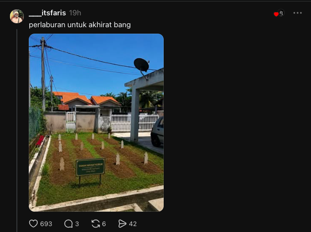 Image from: Lelaki Minta Idea Nak Buat Apa Ruang Kosong Tepi Rumah, Terhibur Tengok Cadangan Netizen