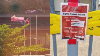 Image from: Tular Premis Pasang Bendera Terbalik, MBIP Arah Tutup Kerana Tiada Lesen Perniagaan Sah