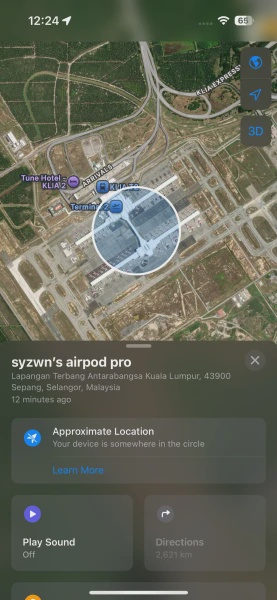 Image from: AirPods ‘terbang’ dalam pesawat, penumpang kongsi kisah hilang barang dalam penerbangan