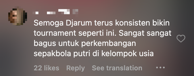 Image from: Fans Indonesia Teruja, Rasa Nak Menangis Jumpa Skuad Malayan Tigress B17