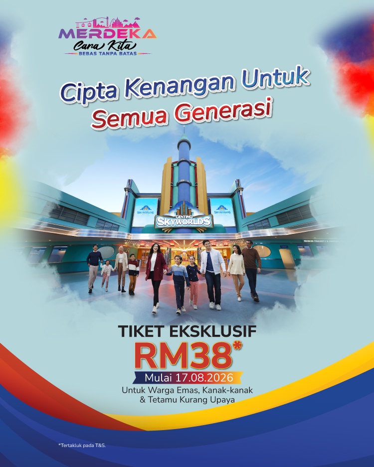 Image from: Resorts World Genting Meriahkan Merdeka Dengan Pengalaman Keluarga, Warisan Budaya & Hiburan