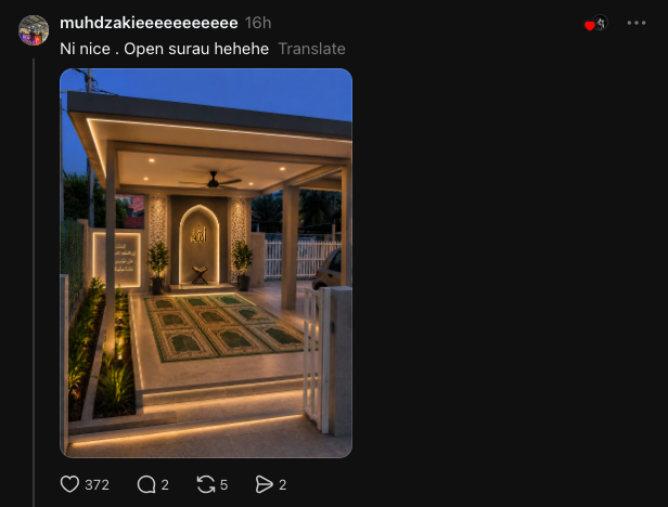 Image from: Lelaki Minta Idea Nak Buat Apa Ruang Kosong Tepi Rumah, Terhibur Tengok Cadangan Netizen