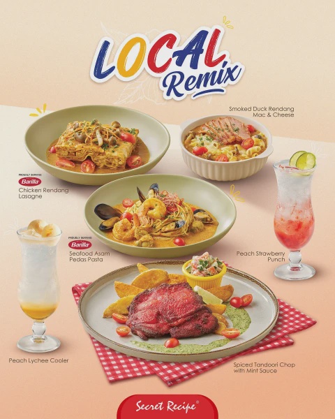 Image from: Secret Recipe Perkenal Menu Khas Merdeka Gabungkan Cita Rasa Tempatan Dengan Sentuhan Barat