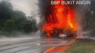 Image from: Nahas Temerloh: Pemandu Lori Tangki Direman Empat Hari