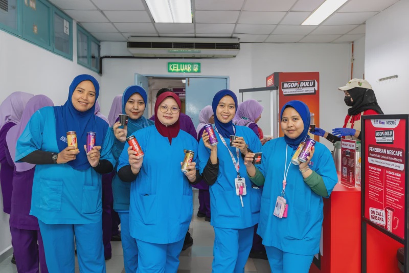 Image from: NESCAFÉ Suntik Semangat Wira Barisan Hadapan Malaysia Menerusi Inisiatif Pemulihan Tenaga Selama 30 Jam