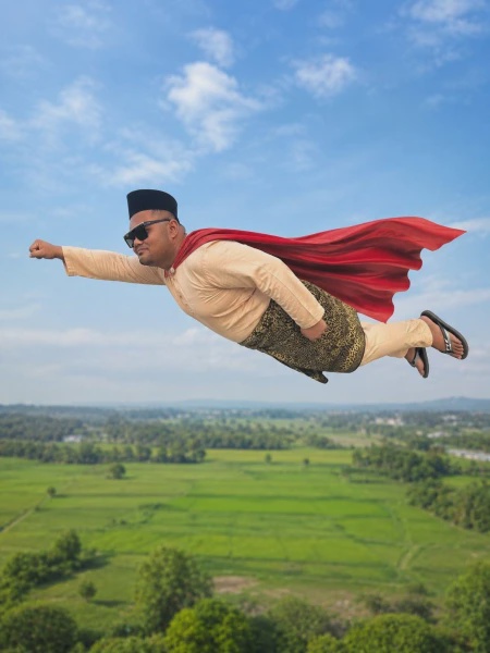 Image from: Lelaki Minta Sunting Gambar Dengan 'Pose' Bergaya Atas Motor, Hasilnya Buat Ramai Terhibur