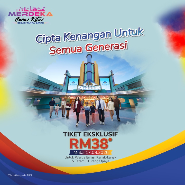 Image from: Resorts World Genting Rai Ulang Tahun Ke-61 Dengan Jualan Kilat 72 Jam