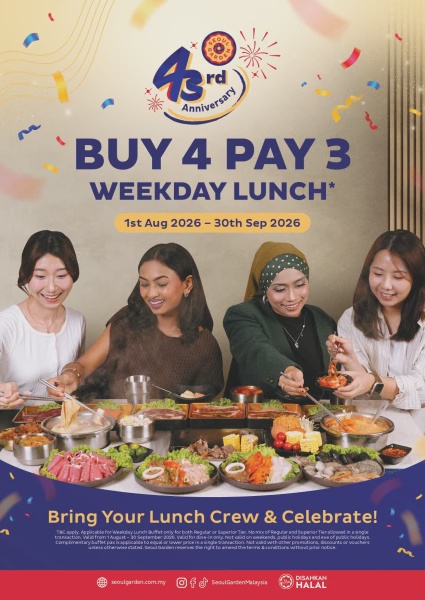 Image from: Seoul Garden Meraikan 43 Tahun Kenangan, Rasa dan Kebersamaan