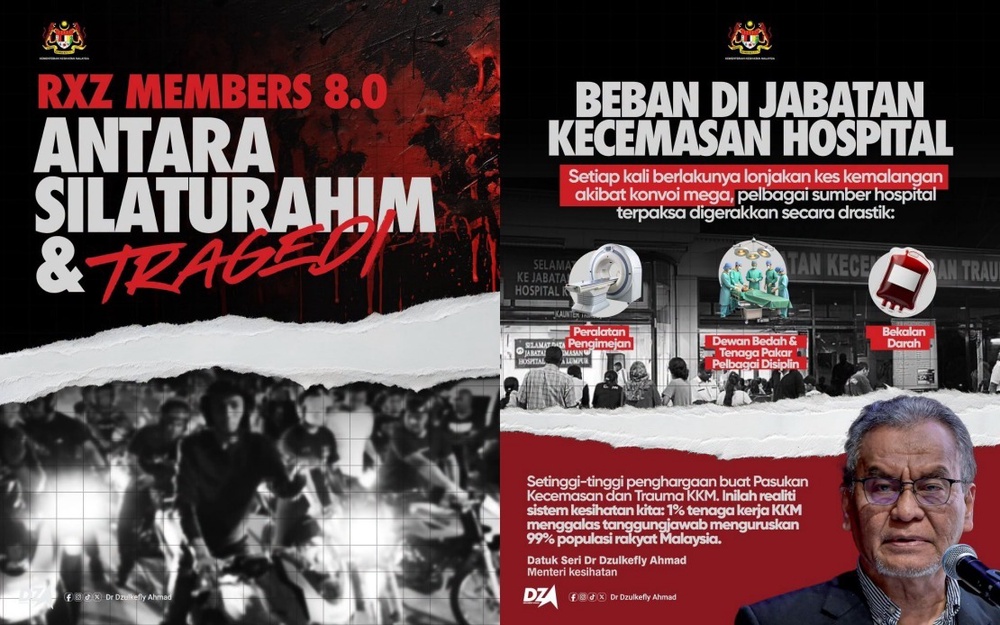 Image from: 18 Maut Sehari Di Jalan Raya, Setiap Kematian Rugi RM3.12 Juta - Menteri Kesihatan