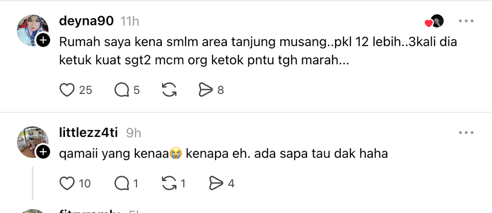 Image from: Misteri Bunyi 'Ketukan' Hantui Penduduk Sekitar Alor Setar, Ramai Tak Lena Tidur