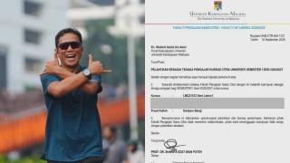 Image from: Shahrol Shiro Dilantik Sebagai Pengajar Kursus Citra, Ini Kenyataan UKM