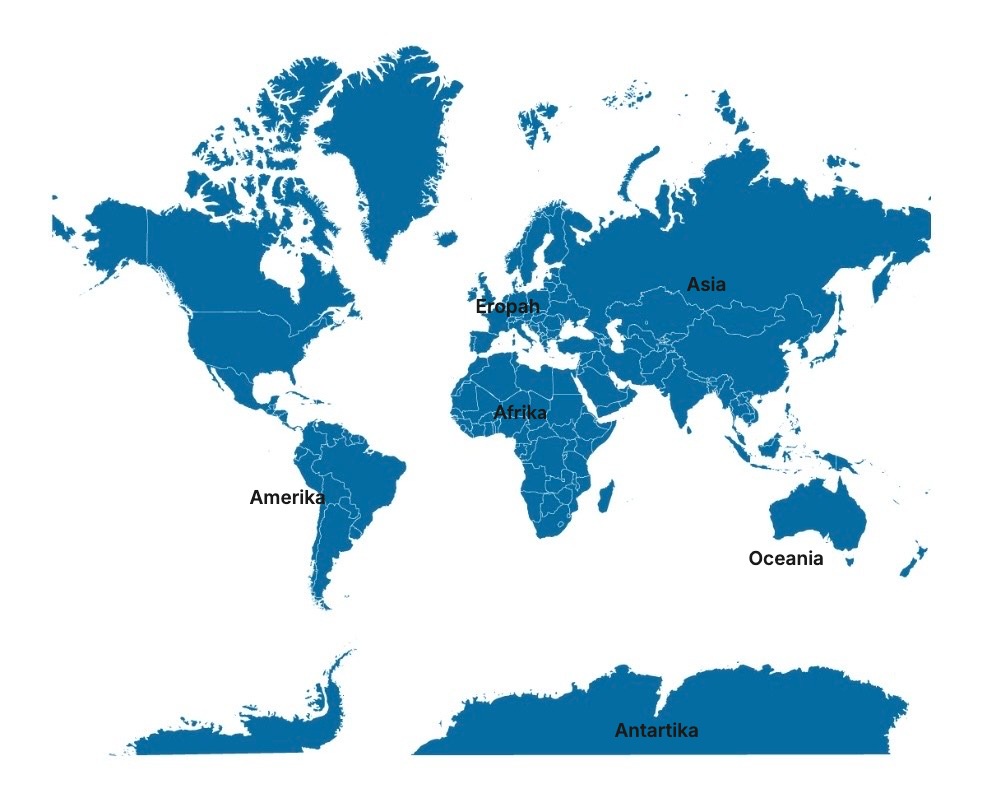 Image from: Afrika Rupanya 14 Kali Ganda Lebih Besar Berbanding Greenland, PBB Sokong Peta Equal Earth