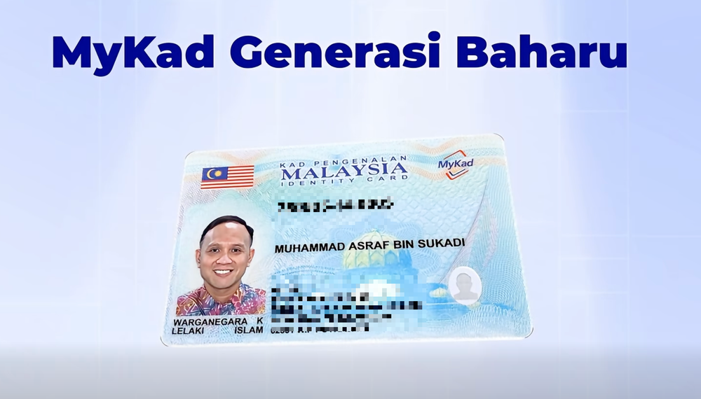 Image from: Penantian Berakhir, Ini Wajah Baharu MyKad Generasi Baharu, Boleh Ditukar Bermula Esok