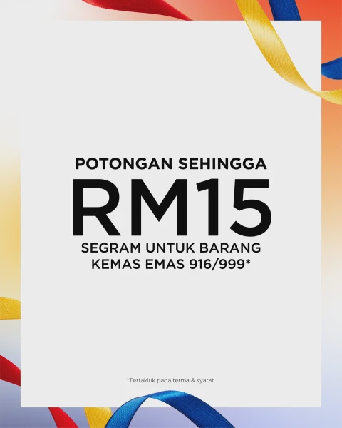 Image from: Sempena Hari Malaysia, HABIB Tawar Diskaun RM63 Setiap Gram Untuk Emas Terpilih