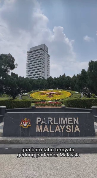 Image from: Lelaki Indonesia Teruja Pertama Kali Masuk Parlimen Malaysia, Puji Sifat Keterbukaan Negara
