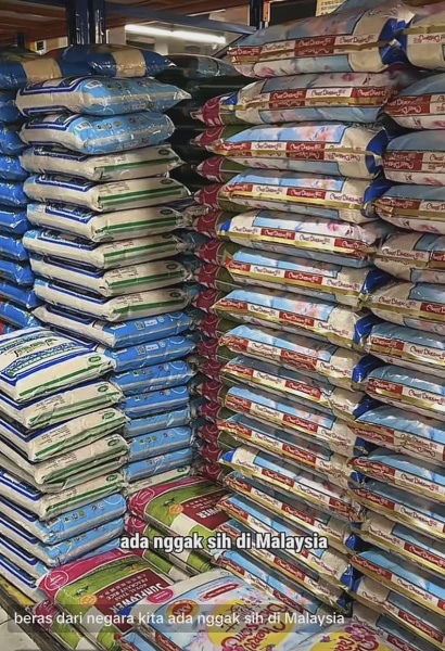 Image from: "Malaysia Krisis Beras?" - Warga Seberang Turun Padang ‘Check’ Beberapa Pasar Raya