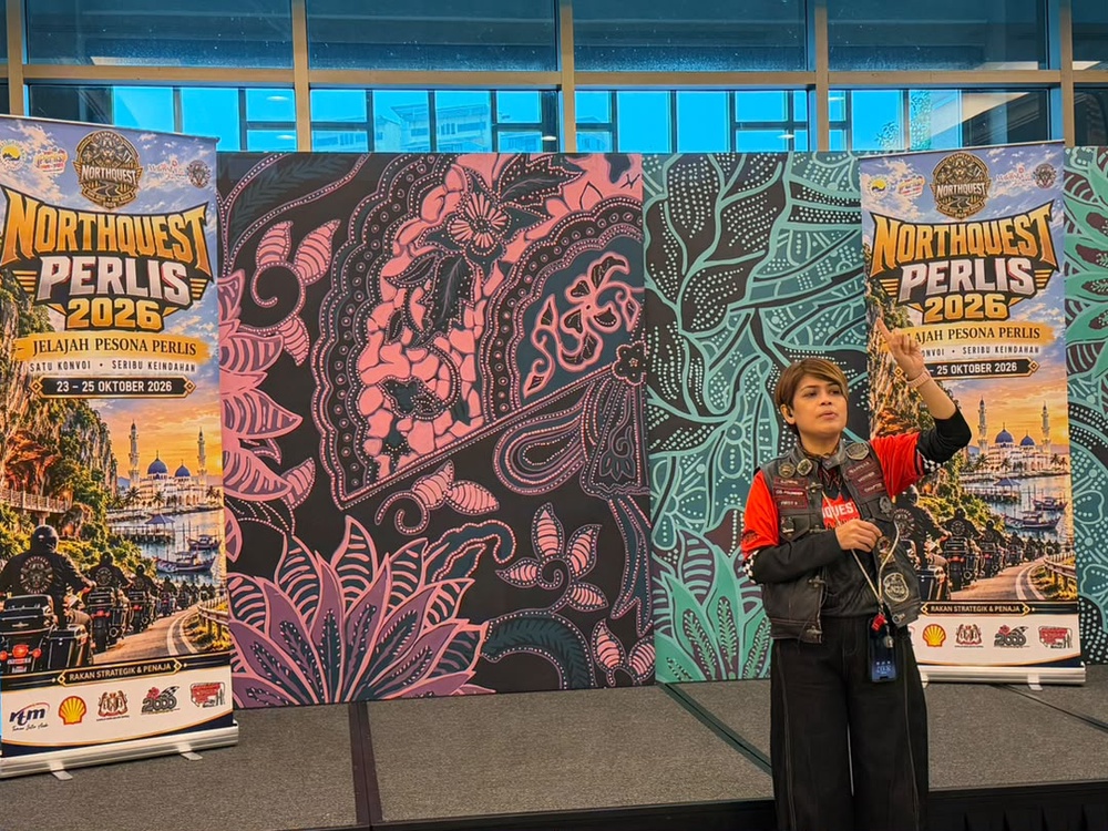 Image from: 38 Motosikal Harley-Davidson Sertai Konvoi RMC NorthQuest Perlis 2026, Promosi Pelancongan Domestik