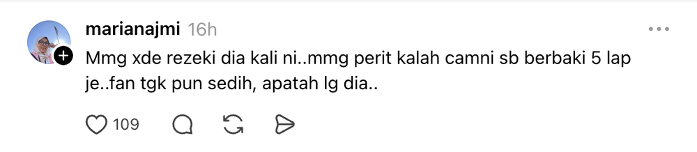 Image from: Peminat F1 Kongsi Kesedihan, George Russell Terpaksa DNF Di Lima Pusingan Akhir