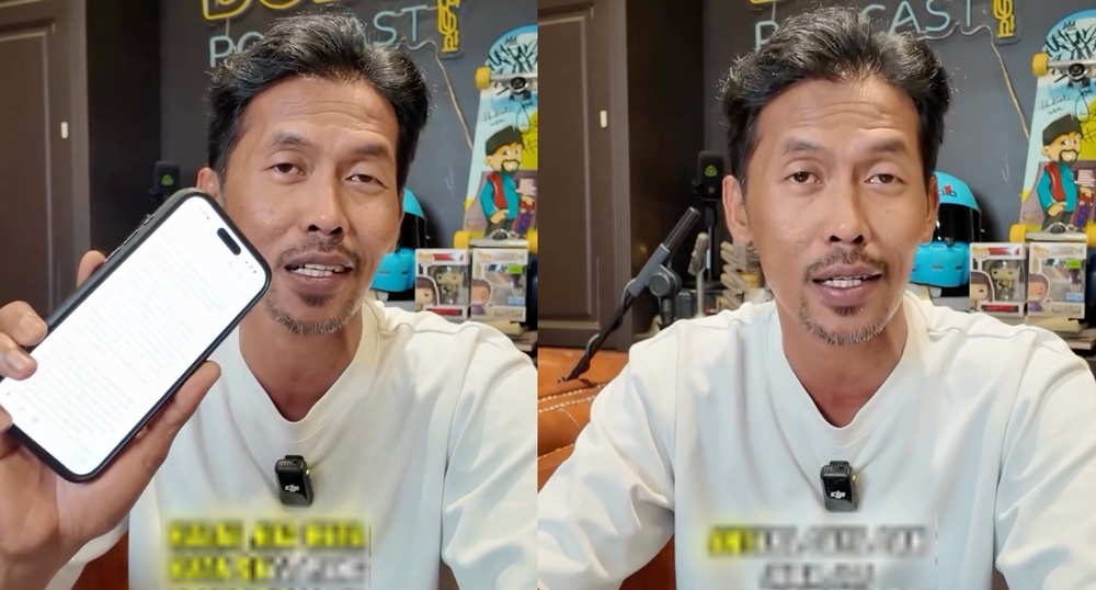 Image from: "Bergegar Nyawa Tengok Duit..." Lelaki Terkejut Wang RM1 Bilion Masuk Dalam Akaun Bank