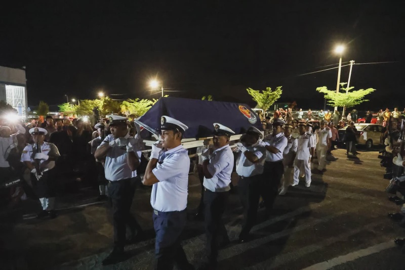 Image from: Maut Ketika Operasi, Jenazah Anggota Maritim Malaysia Selamat Dikebumikan