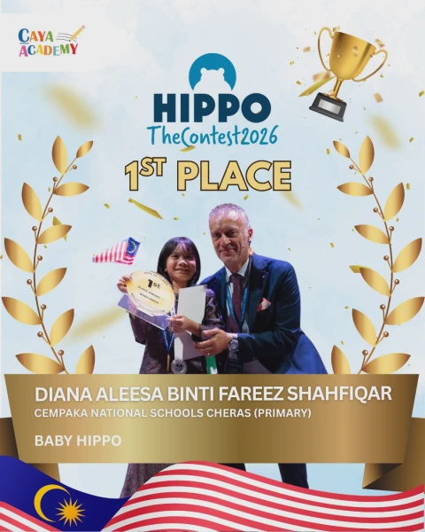 Image from: Tahniah! Dua Wakil Negara Bawa Pulang Emas Dari Kejohanan HIPPO English Without Borders Di Itali