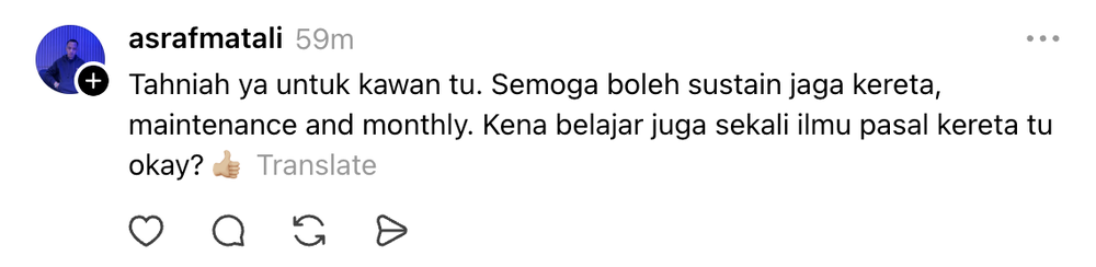 Image from: Tak Sampai Setahun Bekerja, Wanita Berjaya Beli Kereta Diraikan Rakan Sekerja