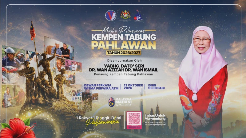 Image from: LTAT dan Kumpulan Sanjung Pengorbanan Wira Negara, Salur RM420,000 Kepada Kempen Tabung Pahlawan