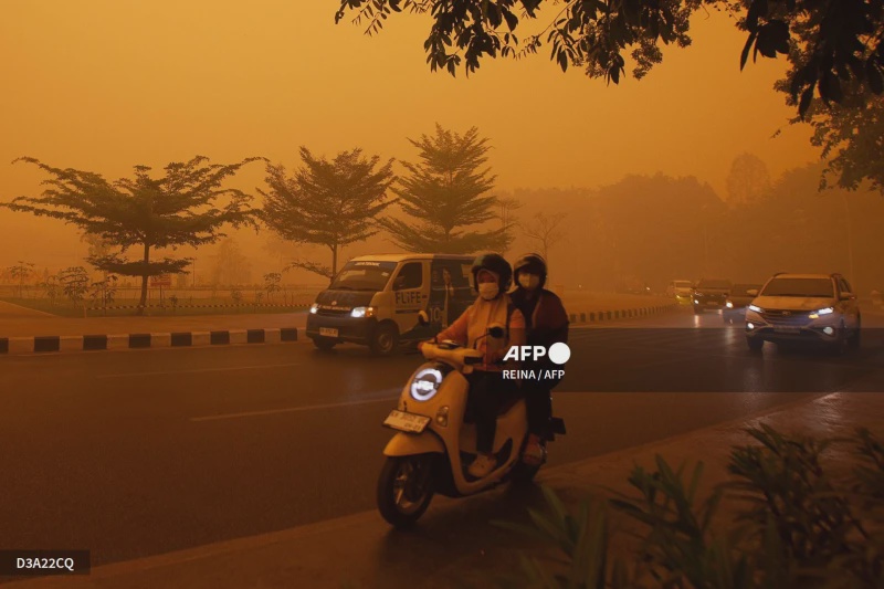 Image from: Macam Mana Langit Boleh Bertukar Oren Ketika Jerebu? Ini Yang Perlu Anda Tahu