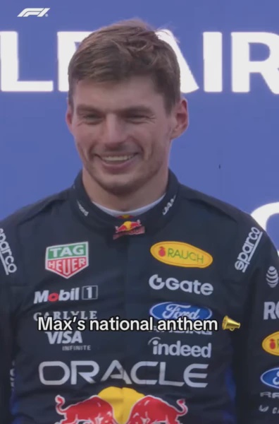 Image from: Max Verstappen Tersenyum Lebar, “Tu-Tu-Du-Du, Max Verstappen” Bergema Di Sepang