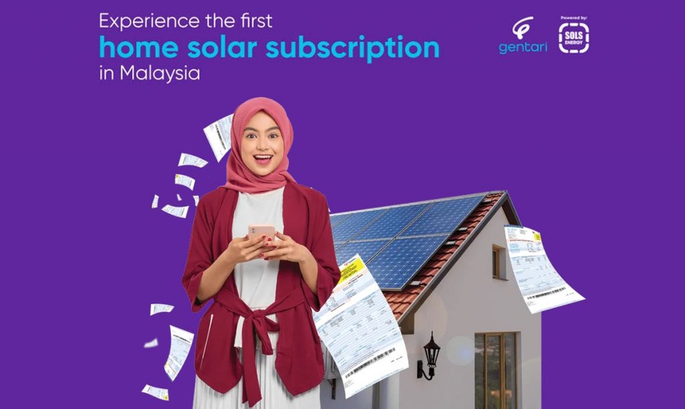 SOLS Energy x Gentari home solar subscription with zero upfront fee now ...