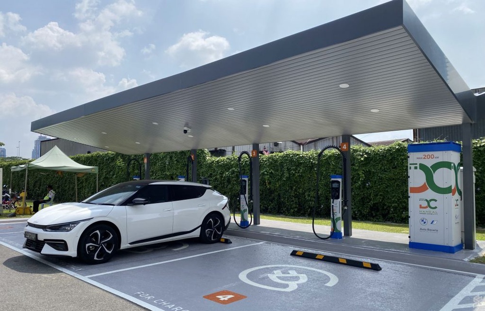 Image from: DC Handal’s Bamboo Hills EV charging hub expands to 10 DC charge points