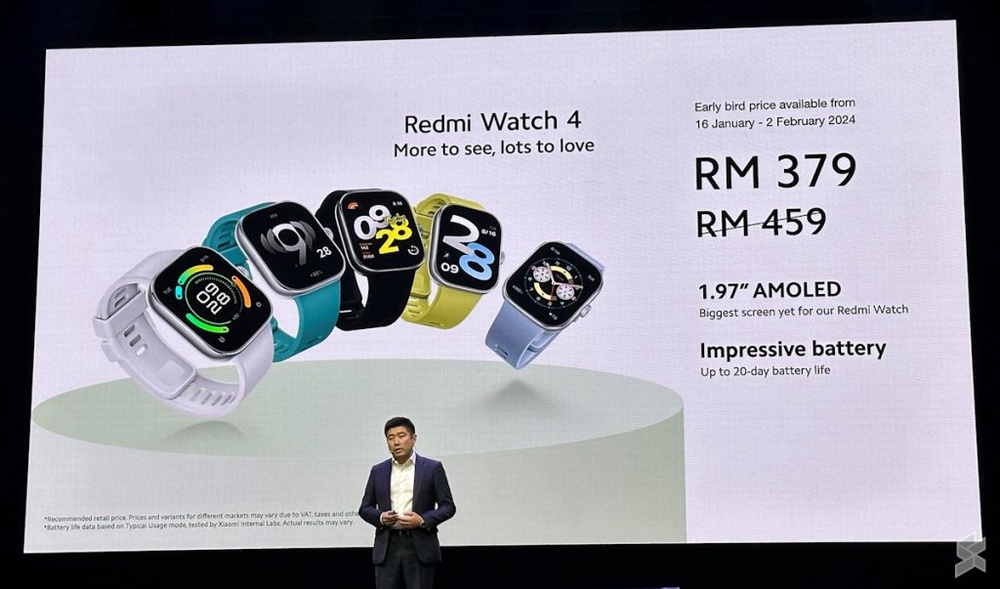 Redmi Watch 4 smartwatch with 20 days battery life launched