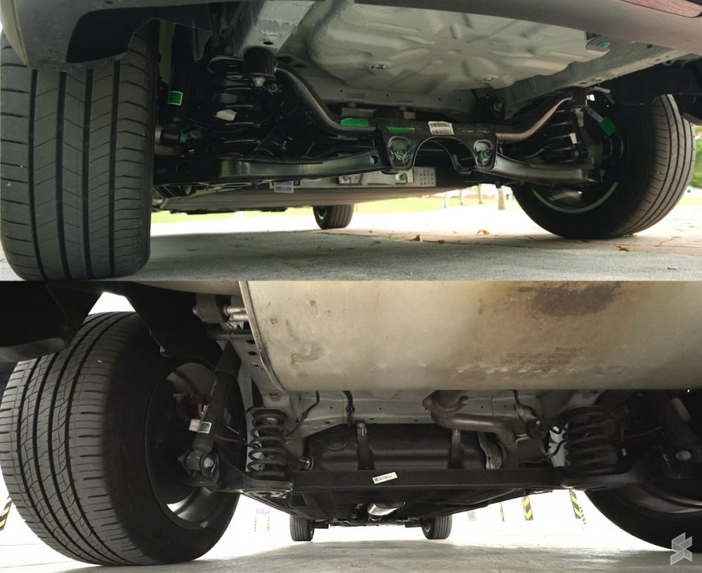 Chery Omoda E5 vs Omoda 5 Rear Suspension