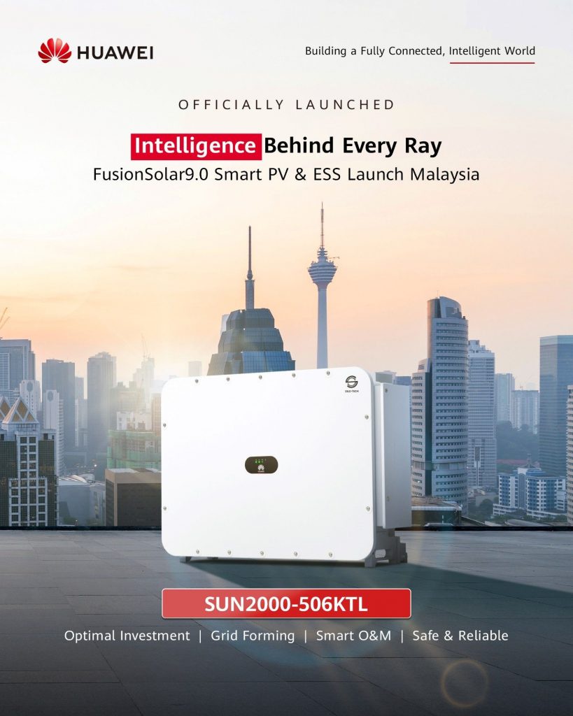 Image from: Huawei FusionSolar9.0 launches in Malaysia with AI-driven, grid-stabilising solar and energy storage solution