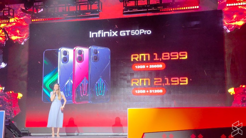Image from: Infinix GT 50 Pro launched in Malaysia: Gaming phone with Dimensity 8400 Ultimate, 144Hz AMOLED, 6500mAh battery, priced from RM1,899
