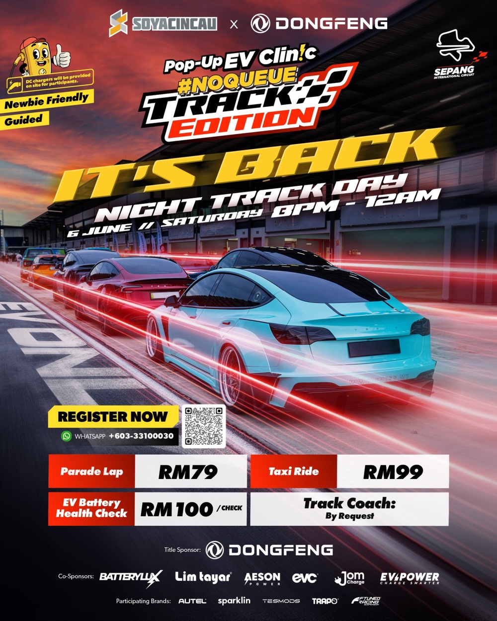 Image from: SoyaCincau x Dongfeng: We’re taking over Sepang for Malaysia’s biggest EV Track Day for 2026