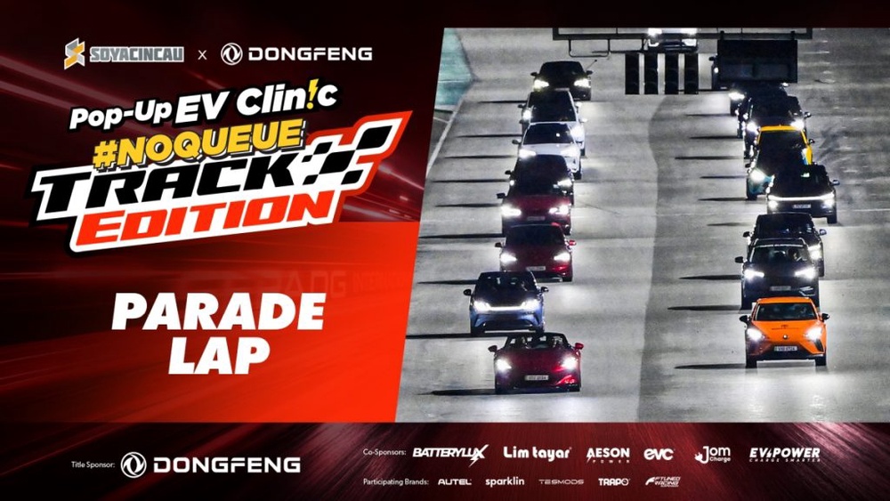 Image from: SoyaCincau x Dongfeng Pop Up EV Clinic: Track Edition 2026: Chase a podium or cruise with friends; we’re opening the grid to everyone