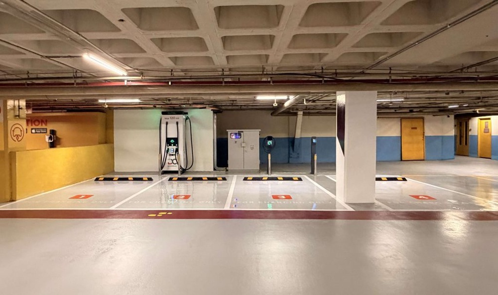 Image from: DC Handal deploys 120kW DC Charger and 22kW AC Charge points at Sunway Pyramid