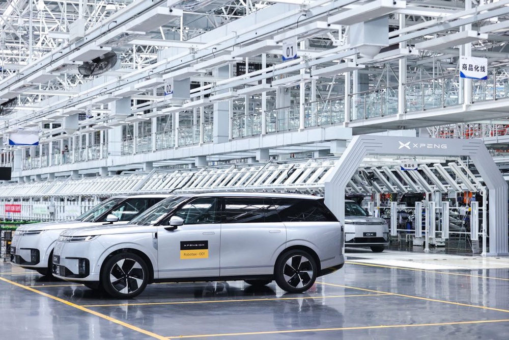 Image from: XPeng’s first mass-produced Robotaxi rolls off production line, targets driverless operations by 2027