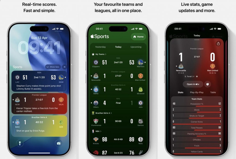 Image from: Apple Sports now available in Malaysia with FIFA World Cup 2026 live tracking features