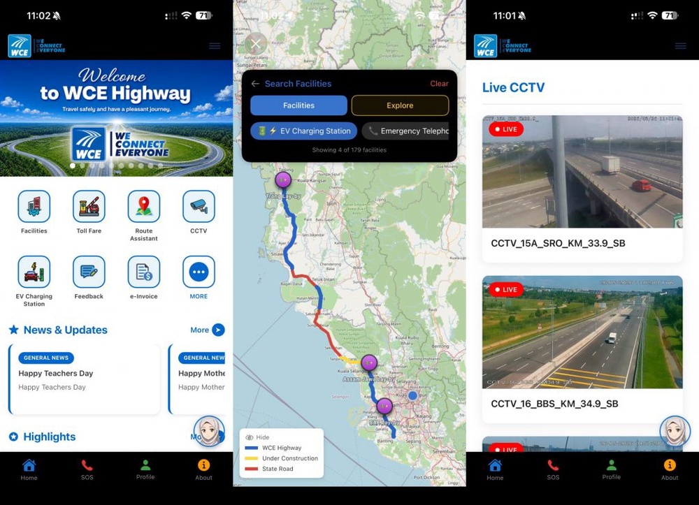 Image from: Want to get on WCE? WCE app now makes it easier to navigate with single tap