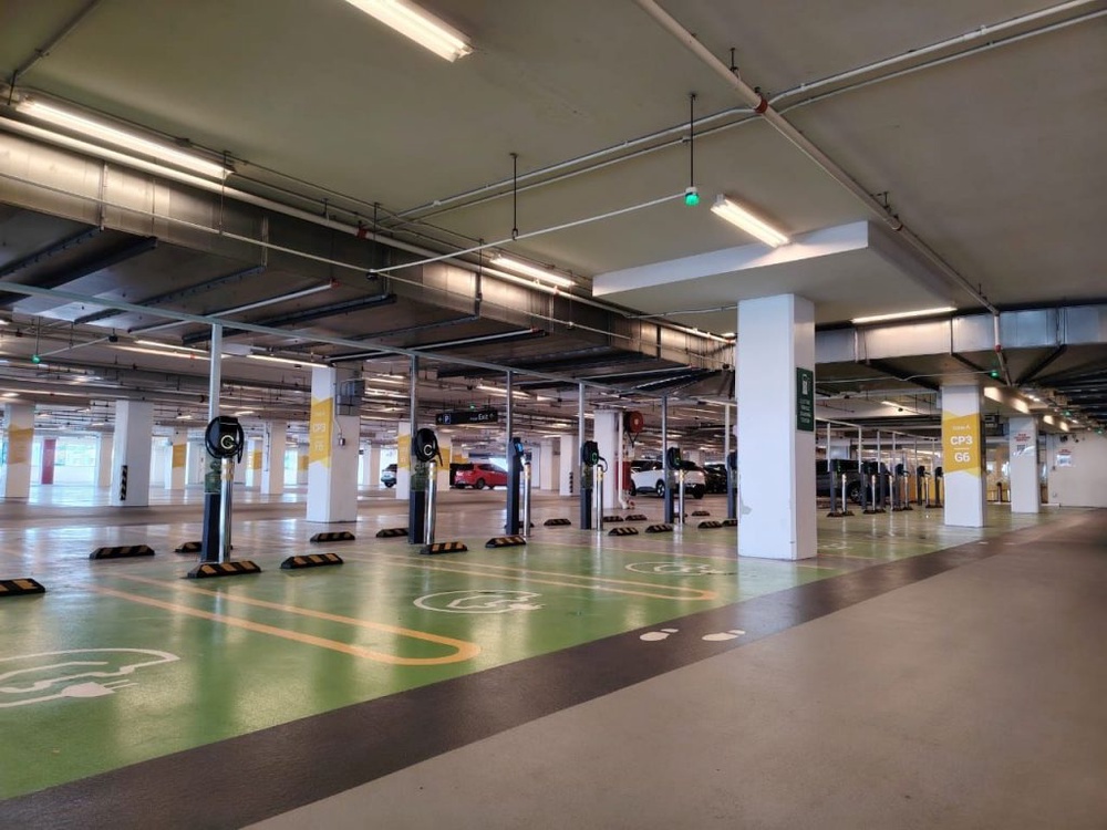 Image from: DC Handal now has 23x EV Charge Points at Sunway Carnival Mall