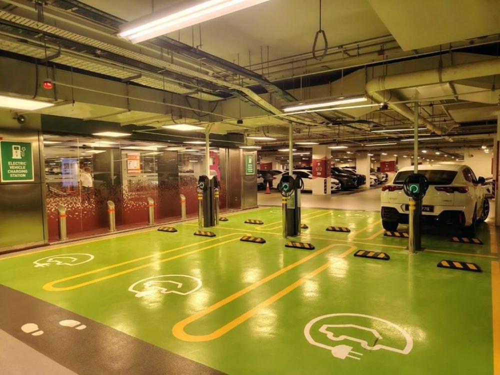 Image from: DC Handal now has 23x EV Charge Points at Sunway Carnival Mall