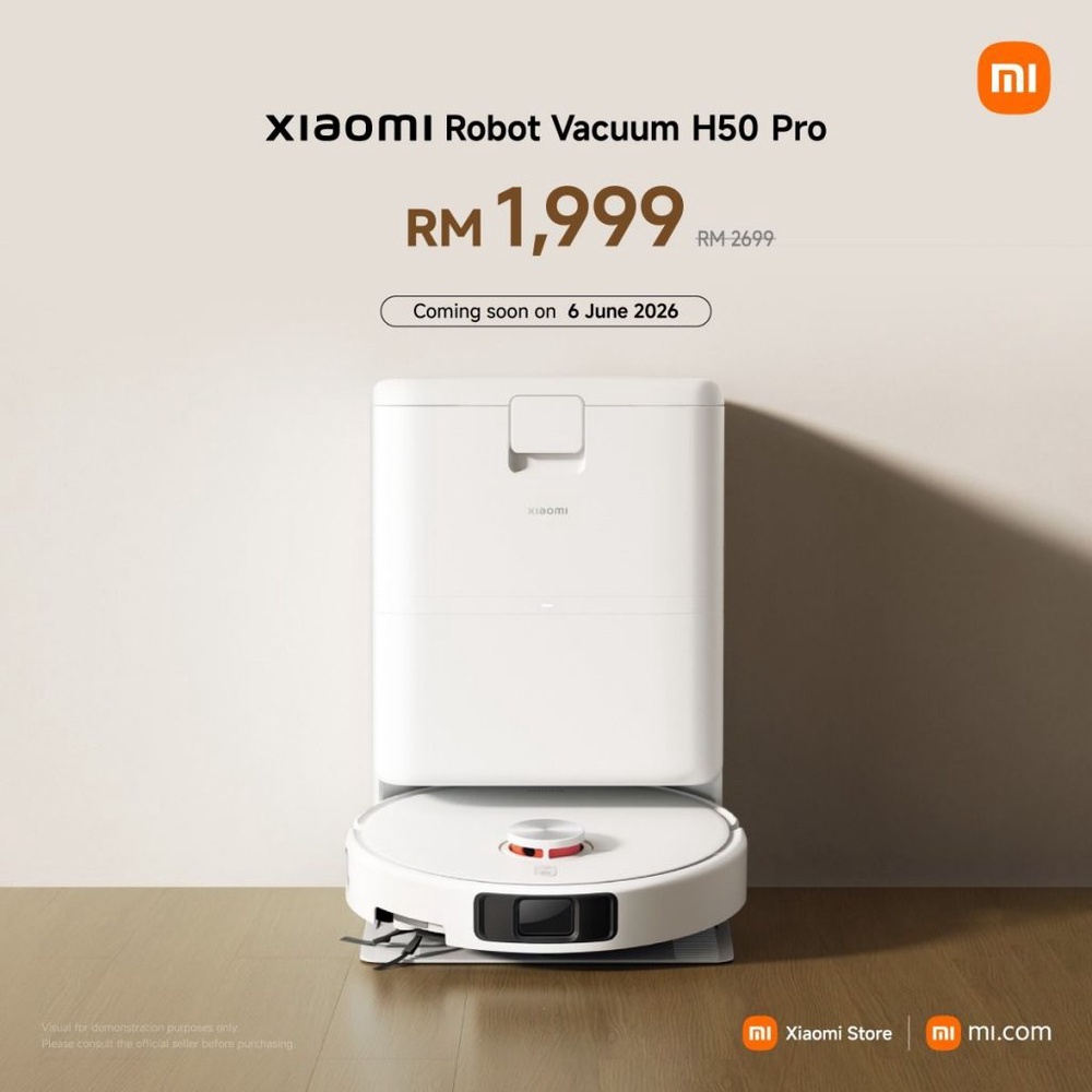 Image from: Xiaomi Malaysia introduces new smart home appliances: Front load washer from RM999, 715L fridge for RM2,799