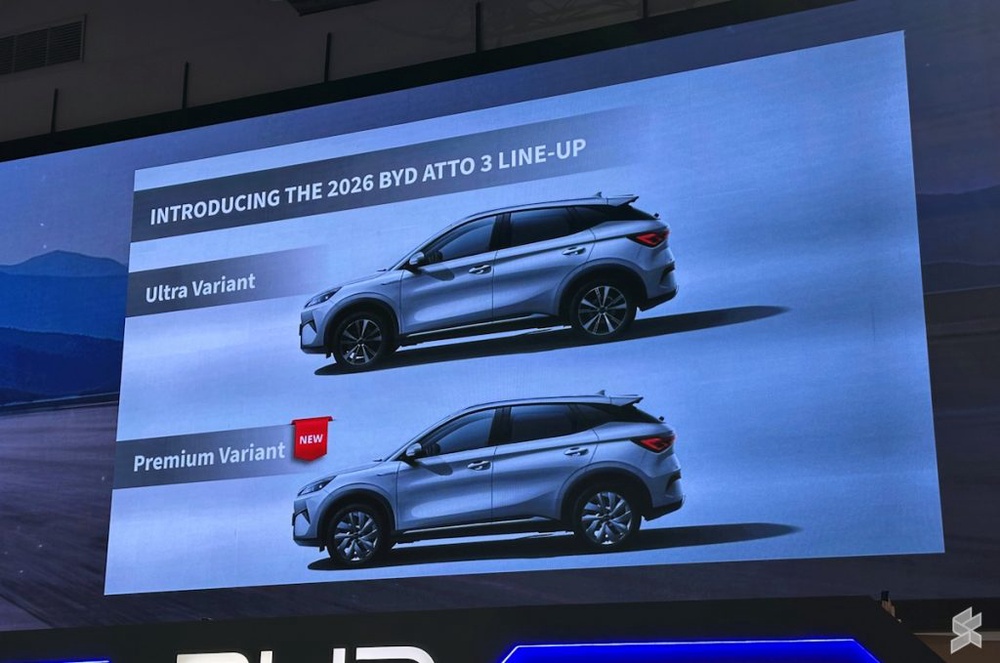 Image from: BYD Atto 3 2026 Facelift now in Malaysia: Priced from RM126k, available in FWD and RWD variants