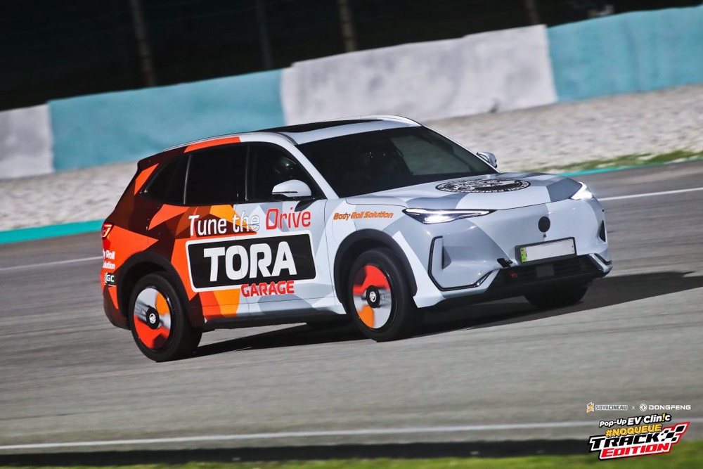 Image from: Over 100 EVs take over Sepang for SoyaCincau x Dongfeng Pop-Up EV Clinic: Track Edition 2026