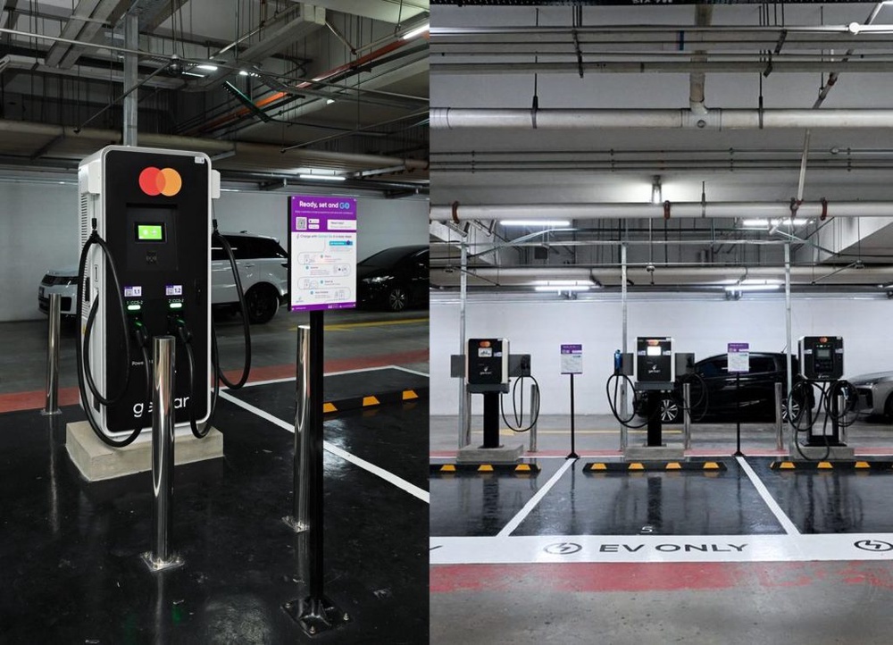Image from: Gentari deploys four DC Chargers at Publika Shopping Gallery