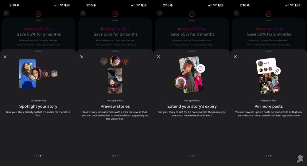 Image from: Meta offers Instagram Plus, WhatsApp Plus and Facebook Plus in Malaysia from RM3.50/month