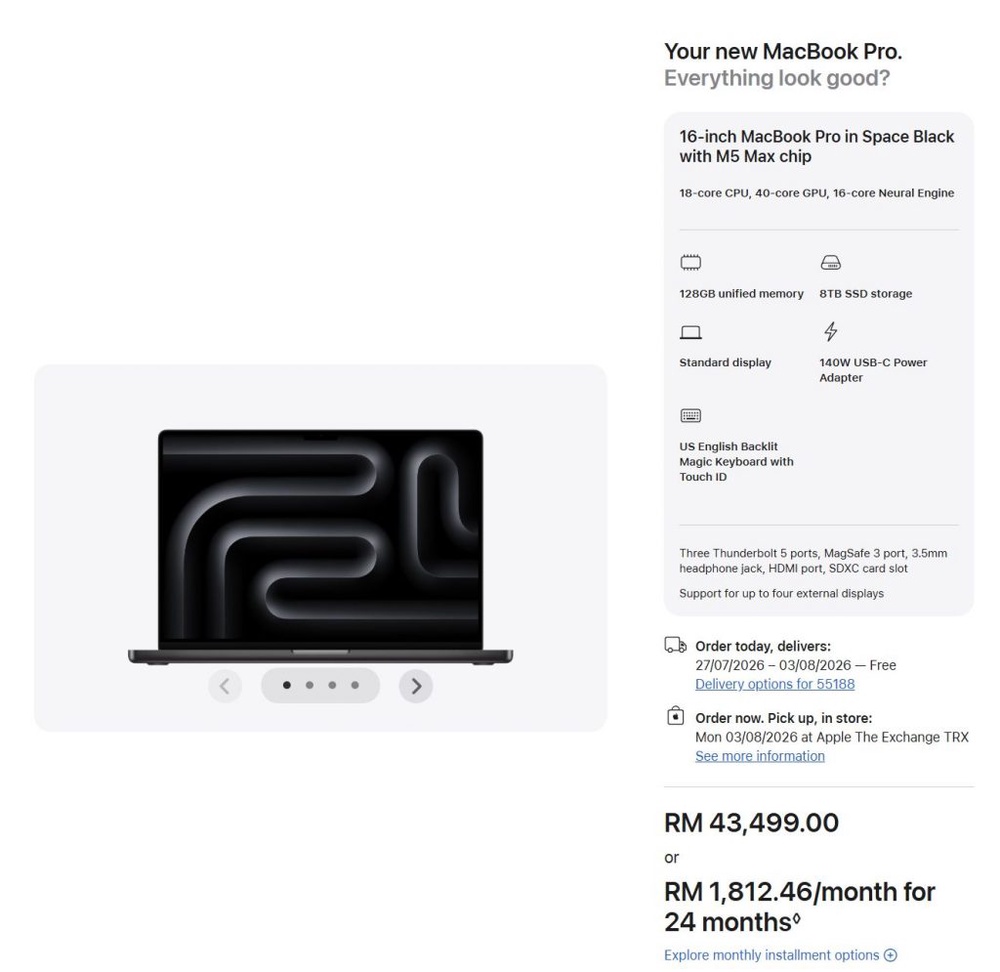Image from: MacBooks, Mac mini, iMac and iPads just got a lot more expensive in Malaysia